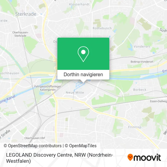 LEGOLAND Discovery Centre Karte