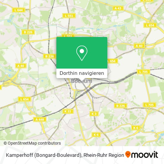 Kamperhoff (Bongard-Boulevard) Karte