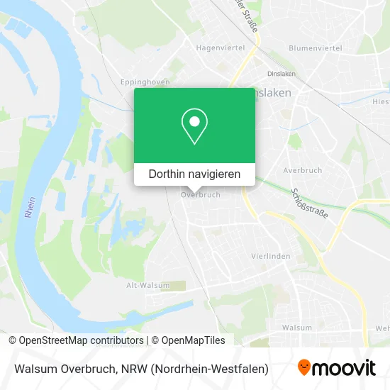 Walsum Overbruch Karte