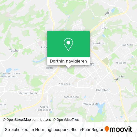 Streichelzoo im Herminghauspark Karte