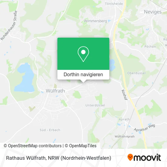 Rathaus Wülfrath Karte