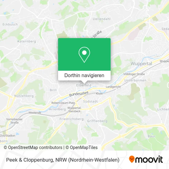 Peek & Cloppenburg Karte