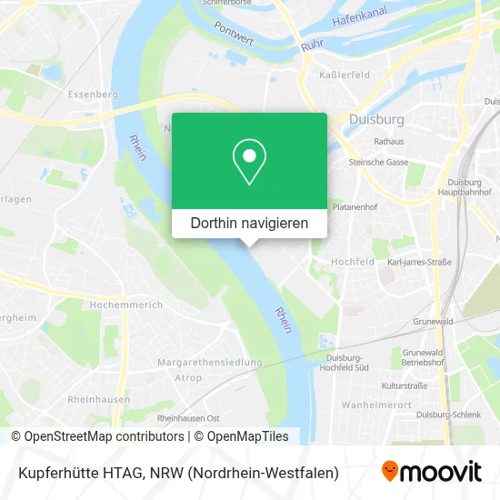 Kupferhütte HTAG Karte