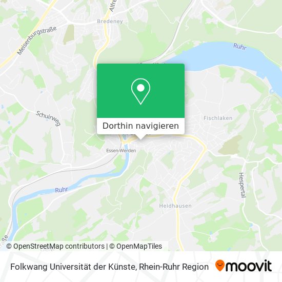 Folkwang Universität der Künste Karte