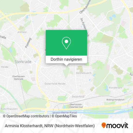 Arminia Klosterhardt Karte