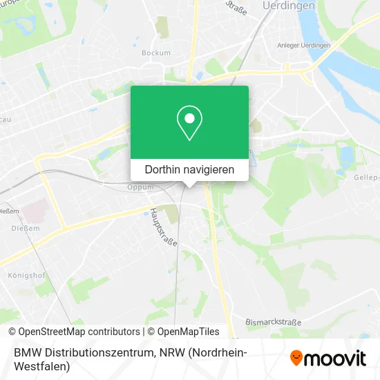BMW Distributionszentrum Karte