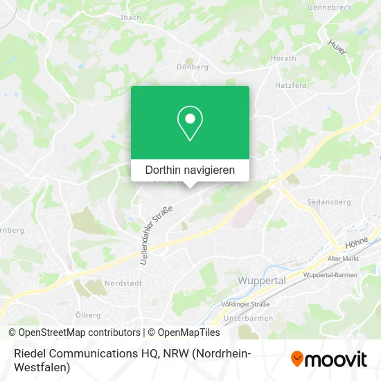 Riedel Communications HQ Karte