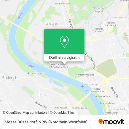 Messe Düsseldorf Karte