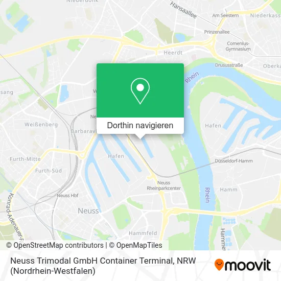 Neuss Trimodal GmbH Container Terminal Karte