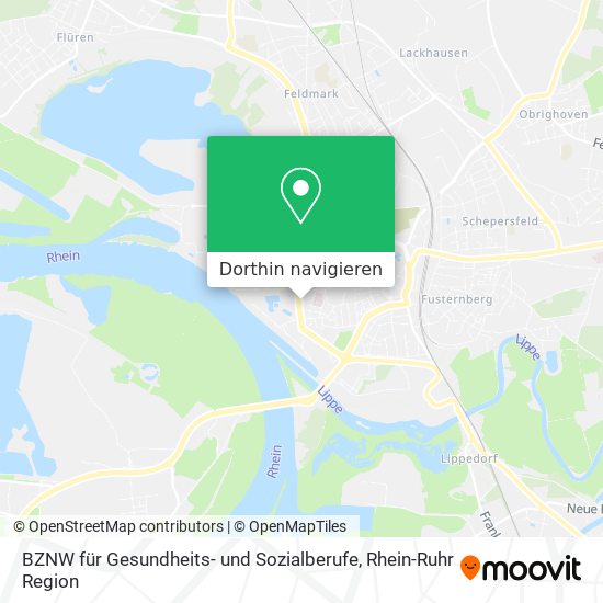BZNW für Gesundheits- und Sozialberufe Karte
