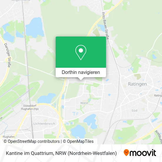 Kantine im Quattrium Karte