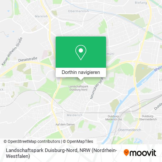 Landschaftspark Duisburg-Nord Karte