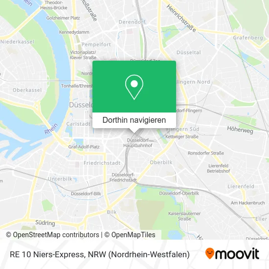 RE 10 Niers-Express Karte