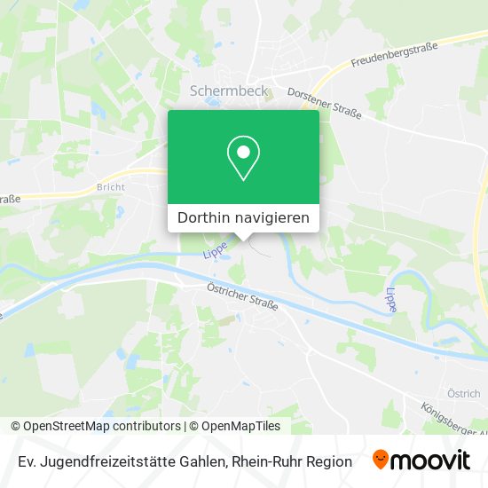 Ev. Jugendfreizeitstätte Gahlen Karte