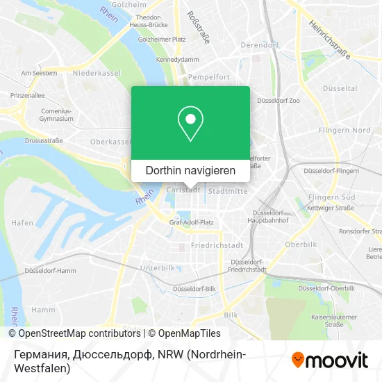Германия, Дюссельдорф Karte