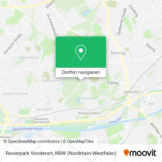 Revierpark Vonderort Karte