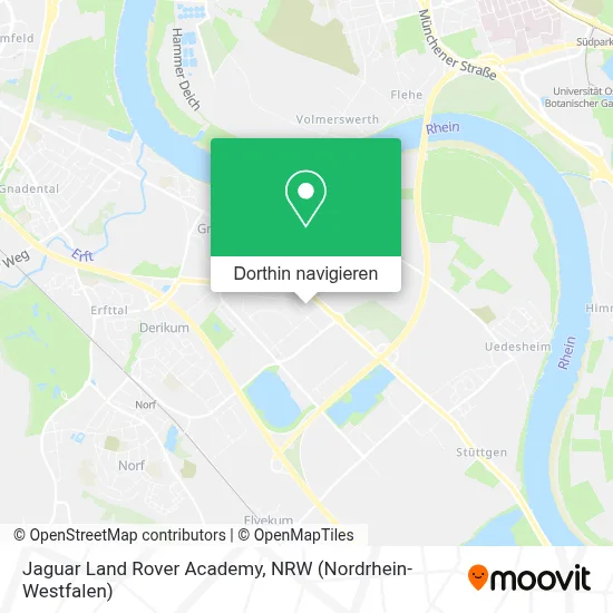 Jaguar Land Rover Academy Karte