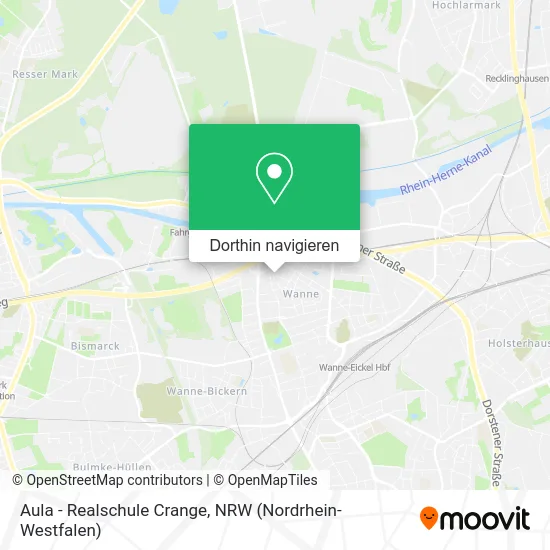 Aula - Realschule Crange Karte