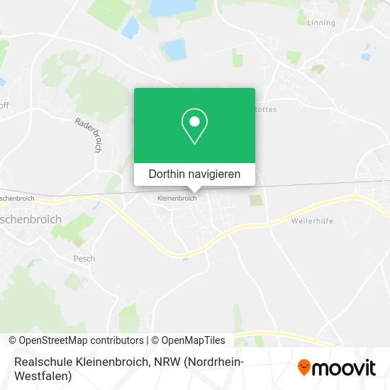 Realschule Kleinenbroich Karte