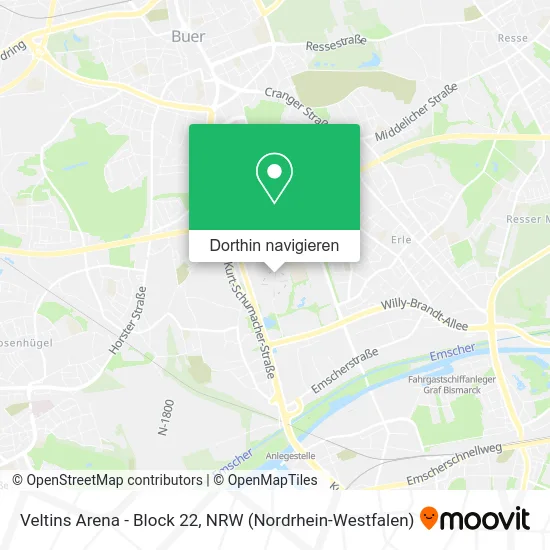 Veltins Arena - Block 22 Karte