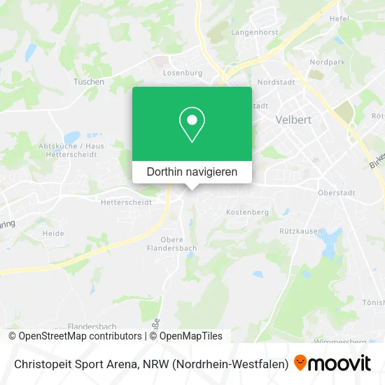 Christopeit Sport Arena Karte