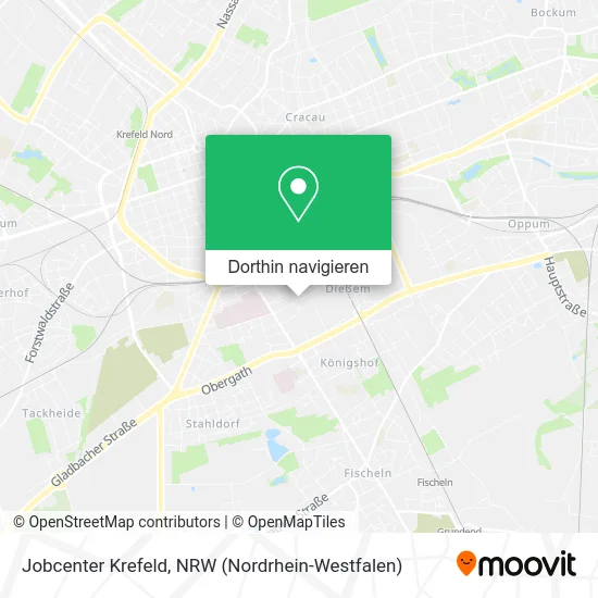Jobcenter Krefeld Karte