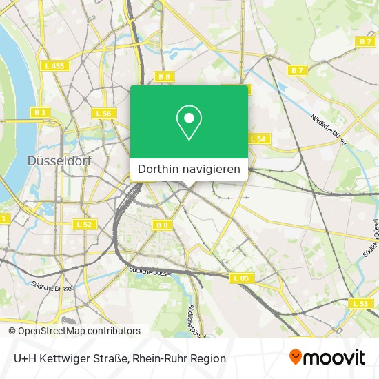 U+H Kettwiger Straße Karte