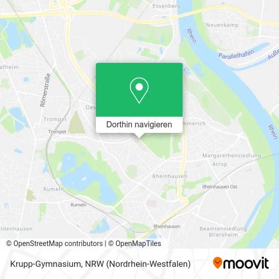 Krupp-Gymnasium Karte