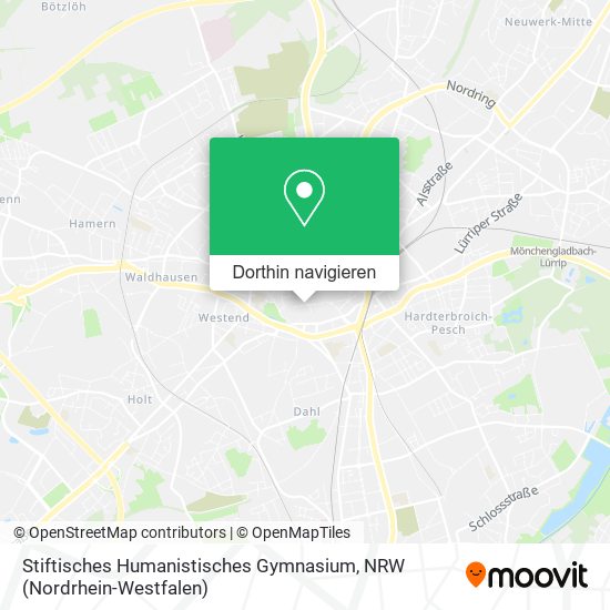 Stiftisches Humanistisches Gymnasium Karte