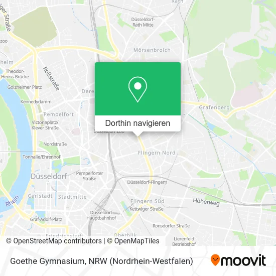 Goethe Gymnasium Karte