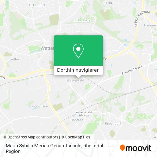 Maria Sybilla Merian Gesamtschule Karte