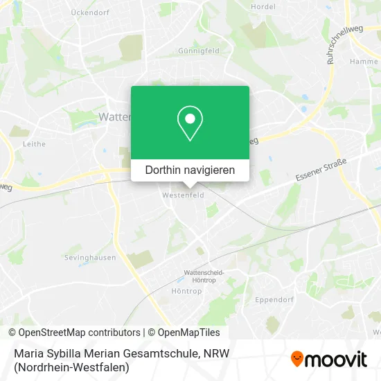 Maria Sybilla Merian Gesamtschule Karte