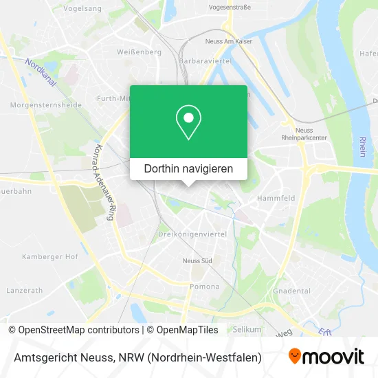 Amtsgericht Neuss Karte