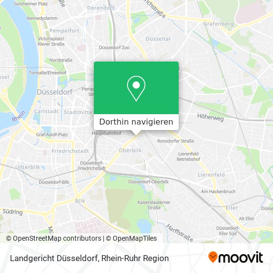 Landgericht Düsseldorf Karte