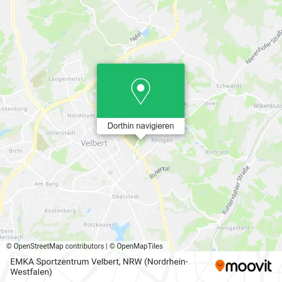 EMKA Sportzentrum Velbert Karte