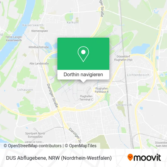 DUS Abflugebene Karte