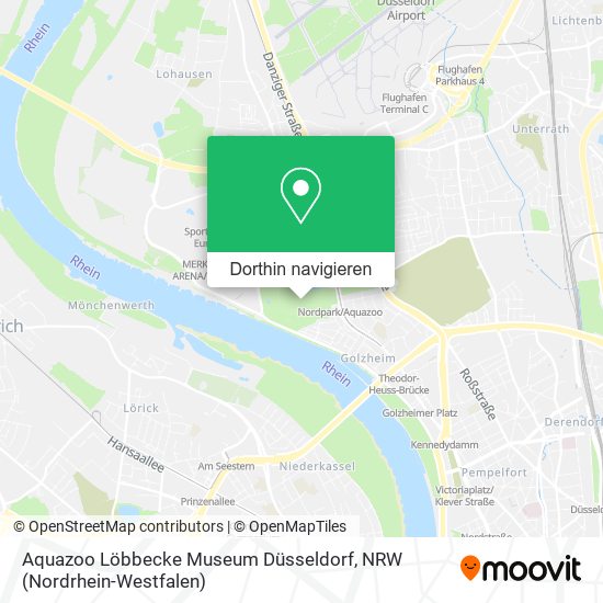 Aquazoo Löbbecke Museum Düsseldorf Karte