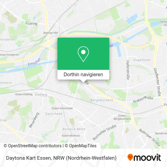 Daytona Kart Essen Karte