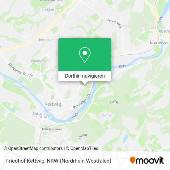 Friedhof Kettwig Karte