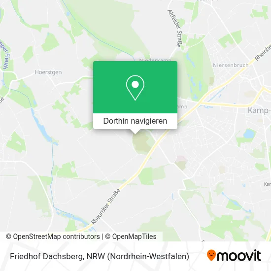 Friedhof Dachsberg Karte