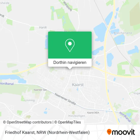 Friedhof Kaarst Karte