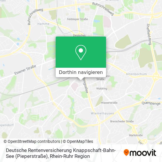 Deutsche Rentenversicherung Knappschaft-Bahn-See (Pieperstraße) Karte
