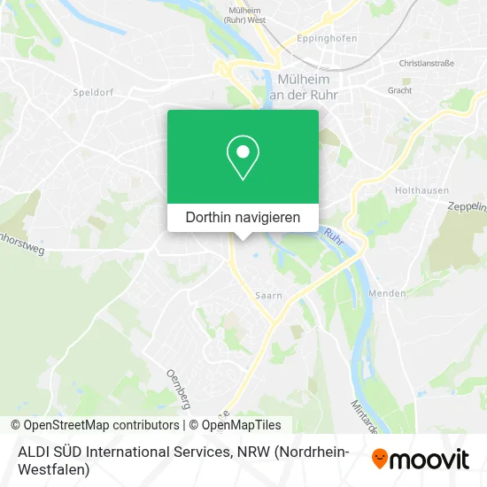 ALDI SÜD International Services Karte