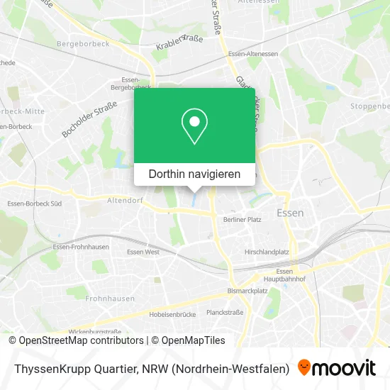 ThyssenKrupp Quartier Karte
