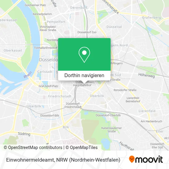 Einwohnermeldeamt Karte