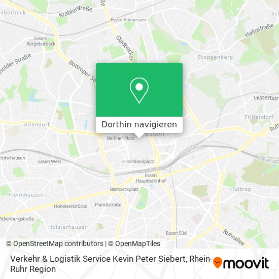 Verkehr & Logistik Service Kevin Peter Siebert Karte