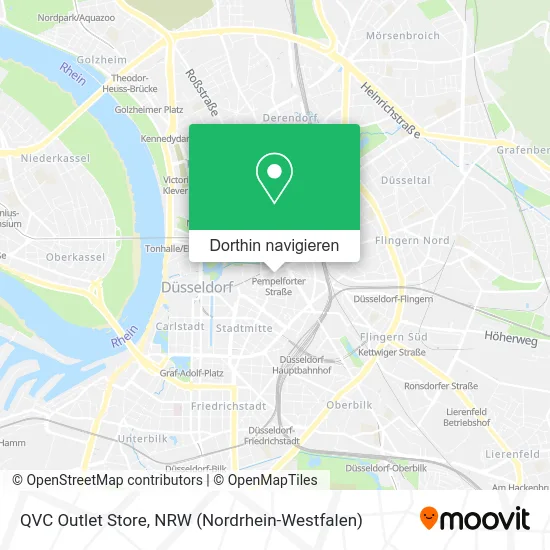 QVC Outlet Store Karte