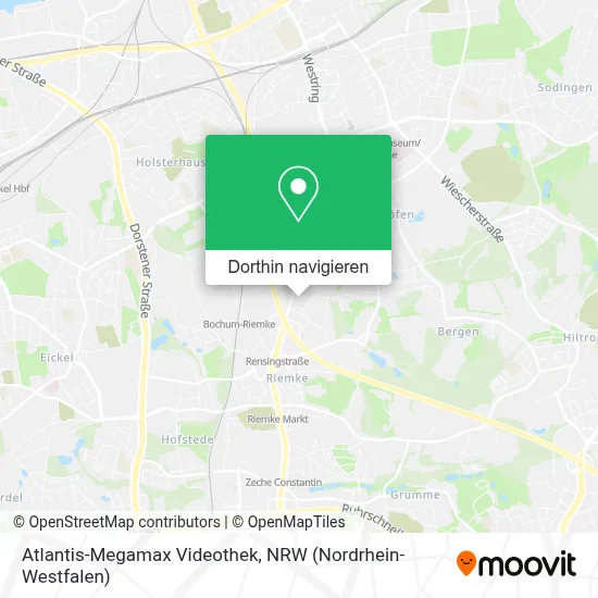 Atlantis-Megamax Videothek Karte