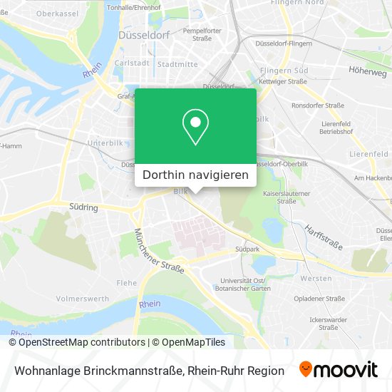Wohnanlage Brinckmannstraße Karte