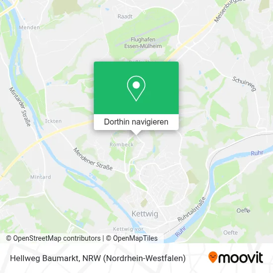 Hellweg Baumarkt Karte